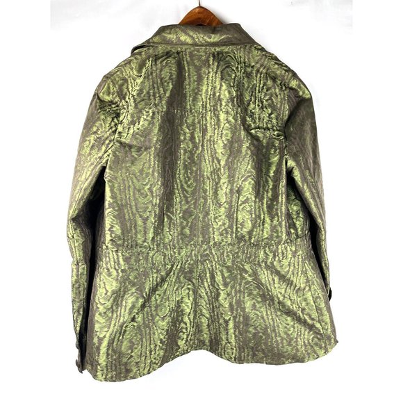 Dana Buchman Shimmer Peplum Jacket, Women's Size 8 - Picture 7 of 16